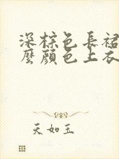 深棕色长裙配什么颜色上衣好看