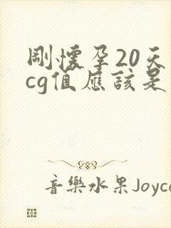 刚怀孕20天hcg值应该是多少