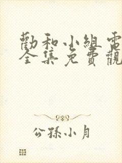 劝和小组电视剧全集免费观看