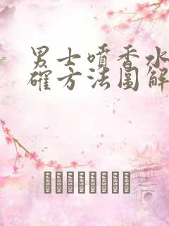 男士喷香水的正确方法图解