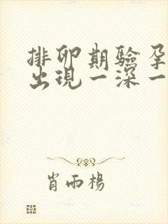 排卵期验孕棒会出现一深一浅吗