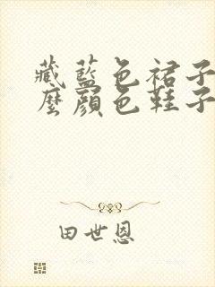 藏蓝色裙子配什么颜色鞋子