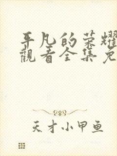 平凡的荣耀在线观看全集免费高清