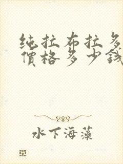 纯拉布拉多幼犬价格多少钱一只