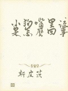 小狗嘴里流粘液是怎么回事