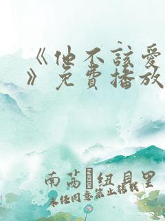 《他不该爱的人》免费播放全集云川