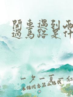 开车遇到两条蛇过马路是什么征兆