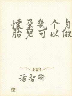 怀孕几个月腹中胎儿可以做亲子鉴定