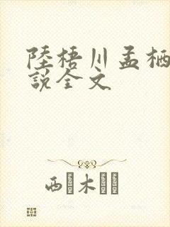 陆梧川孟栖鱼小说全文