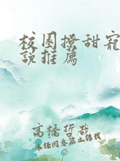 校园撩甜宠文小说推荐