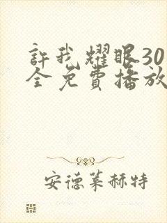 许我耀眼30集全免费播放