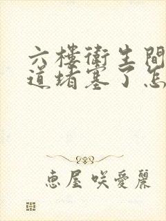 六楼卫生间下水道堵塞了怎么办