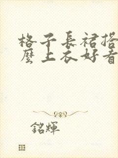 格子长裙搭配什么上衣好看