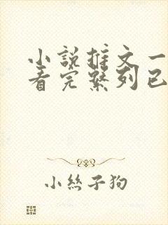 小说推文一口气看完系列已完结虐文