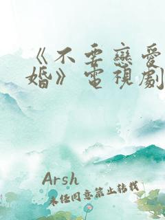 《不要恋爱要结婚》电视剧