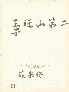 王近山第二任妻子