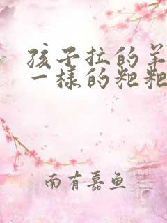 孩子拉的羊屎蛋一样的粑粑