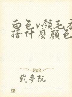 白色v领毛衣内搭什么颜色好看