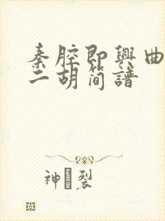 秦腔即兴曲g调二胡简谱