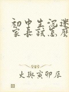 初中生沉迷游戏家长该怎么办