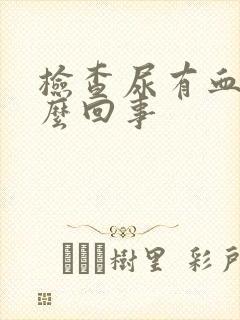 检查尿有血尿怎么回事