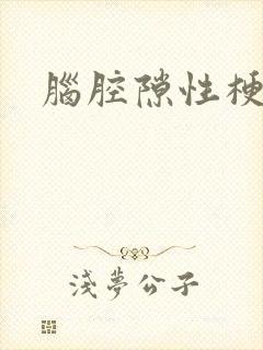 脑腔隙性梗塞症