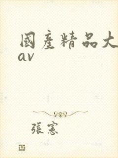 国产精品大屁股av