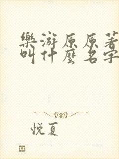 乐游原原著小说叫什么名字