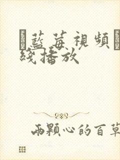 ▇蓝莓视频▇在线播放