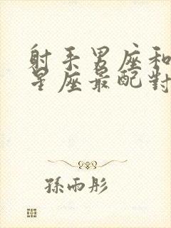 射手男座和什么星座最配对