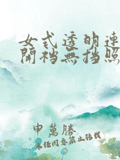 女式透明连体衣开裆无挡照片