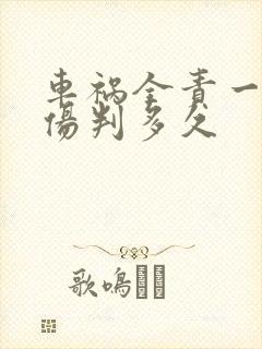 车祸全责一人重伤判多久