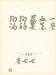 狗狗尿血一滴一滴的是怎么回事啊