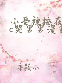 小受被按在墙上c哭男男漫画