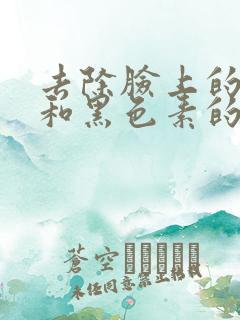 去除脸上的雀斑和黑色素的方法