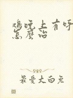 鸡晚上有呼噜声怎么治