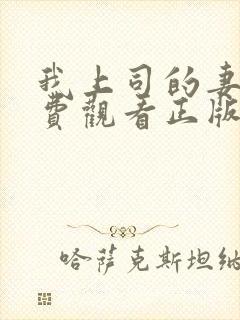 我上司的妻子免费观看正版电视剧全