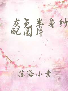 灰色半身纱裙搭配图片