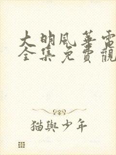 大明风华电视剧全集免费观看高清