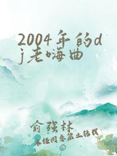 2004年的dj老嗨曲