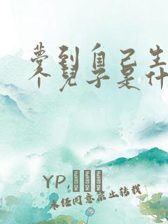 梦到自己生了一个儿子是什么意思