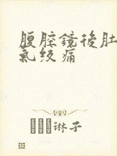 腹腔镜后肚子胀气绞痛