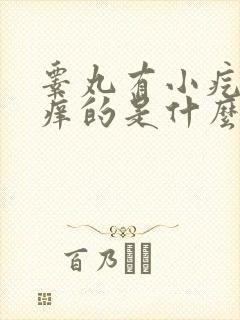 睾丸有小疙瘩痒痒的是什么原因