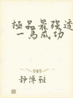 极品最强透视眼 一马成功