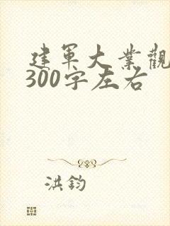 建军大业观后感300字左右