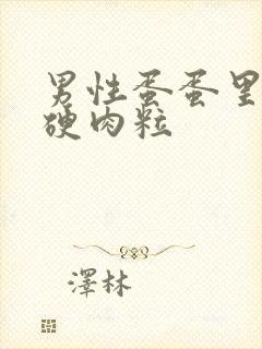 男性蛋蛋里面有硬肉粒