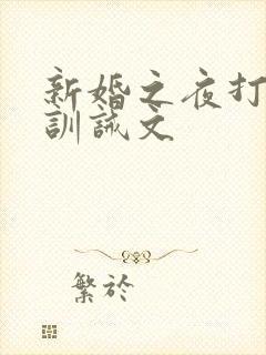 新婚之夜打屁股训诫文