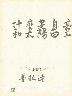 什么是月亮白羊和太阳白羊