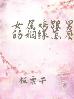 女属鸡跟男属狗的姻缘怎么样