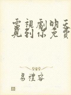 电视剧明天也想见到你免费